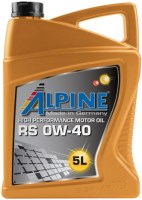 Купить моторное масло Alpine RS 0W-40 5L  по цене от 1618 грн.