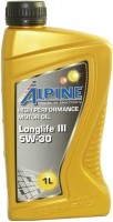 Купити моторне мастило Alpine Longlife III 5W-30 1L  за ціною від 355 грн.