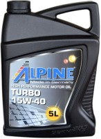 Купити моторне мастило Alpine Turbo 15W-40 5L  за ціною від 950 грн.