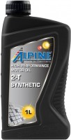 Купить моторное масло Alpine 2T Synthetic 1L  по цене от 360 грн.