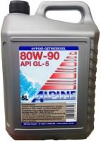 Купити трансмісійне мастило Alpine Gear Oil 80W-90 GL-5 5L  за ціною від 1329 грн.