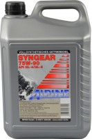 Купить трансмиссионное масло Alpine Syngear 75W-90 5L  по цене от 2078 грн.