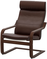 Купить комп'ютерне крісло IKEA POANG with headrest: цена от 6408 грн.