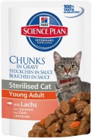 Купити корм для кішок Hills SP Feline Sterilised Young Adult Salmon 85 g за ціною від 69 грн.