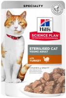Купити корм для кішок Hills SP Feline Sterilised Young Adult Turkey  за ціною від 60 грн.