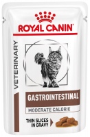 Купить корм для кошек Royal Canin Gastro Intestinal Moderate Calorie Pouch  по цене от 46 грн.