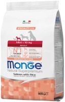 Купить корм для собак Monge Speciality Mini Adult Salmon/Rice 0.8 kg: цена от 410 грн.