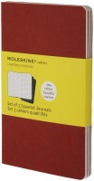 Купить блокнот Moleskine Set of 3 Squared Cahier Journals Large Red  по цене от 395 грн.