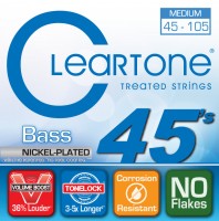Купить струны Cleartone Nickel-Plated Medium Bass 45-105  по цене от 1389 грн.
