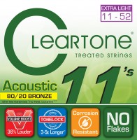 Купить струни Cleartone 80/20 Bronze Extra Light 11-52: цена от 652 грн.