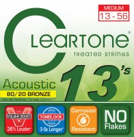 Купить струны Cleartone 80/20 Bronze Medium 13-56  по цене от 652 грн.