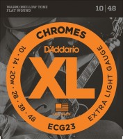 Купить струни DAddario XL Chromes Flat Wound 10-48: цена от 928 грн.