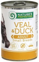 Купить корм для собак Natures Protection Adult Canned Small Breeds Veal/Duck 400 g  по цене от 178 грн.