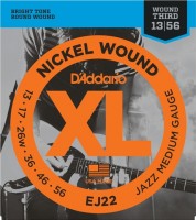 Купити струни DAddario XL Nickel Wound Jazz 13-56  за ціною від 396 грн.