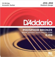 Купить струни DAddario Phosphor Bronze 12-String 12-52: цена от 651 грн.