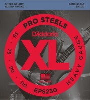 Купить струны DAddario XL ProSteels Bass 55-110  по цене от 1122 грн.
