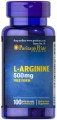 описание, цены на Puritans Pride L-Arginine 500 mg