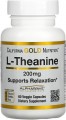 описание, цены на California Gold Nutrition L-Theanine 200 mg