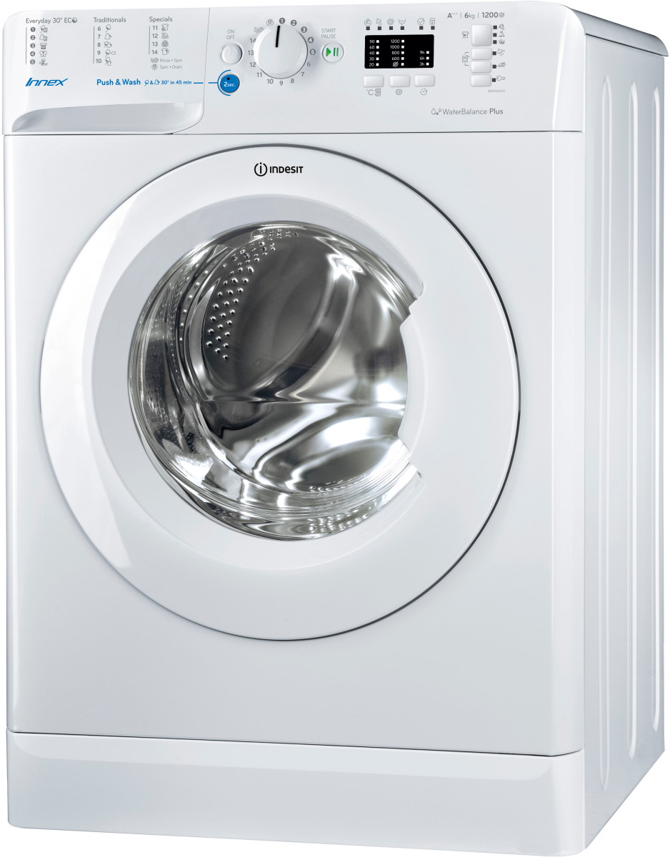 Стиральная машина Indesit BWSA 61253 W. Обзоры, инструкции, ссылки: Indesit  BWSA 61253 W