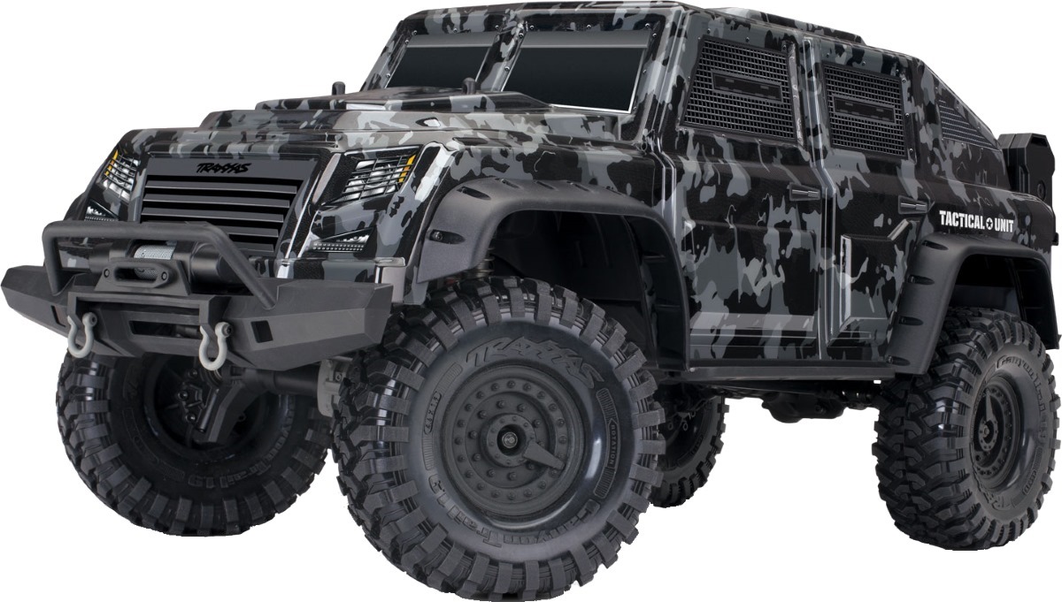 Радиоуправляемая машина Traxxas TRX-4 Tactical Unit 4WD RTR 1:10. Обзоры,  инструкции, ссылки: Traxxas TRX-4 Tactical Unit 4WD RTR 1:10