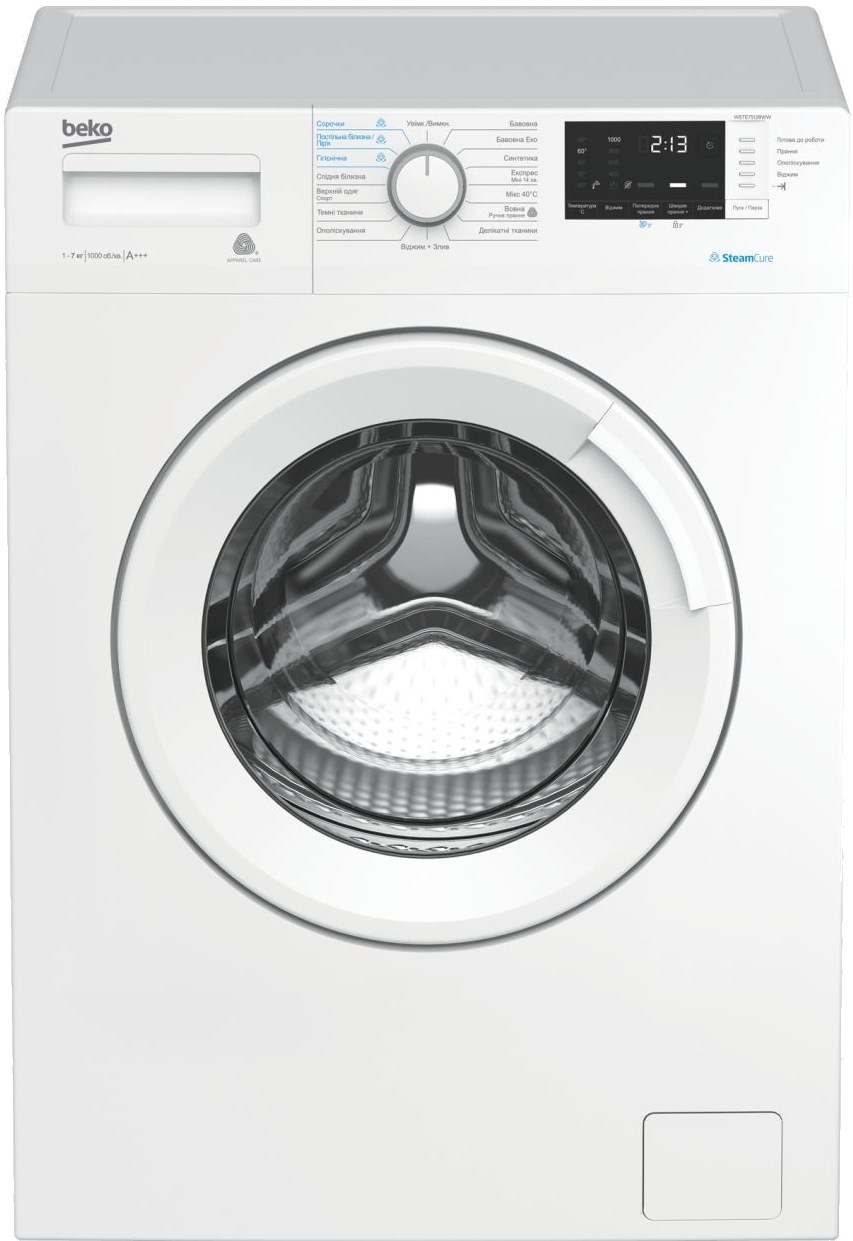 Стиральная машина Beko WSTE 7512 BWW. Обзоры, инструкции, ссылки: Beko WSTE  7512 BWW