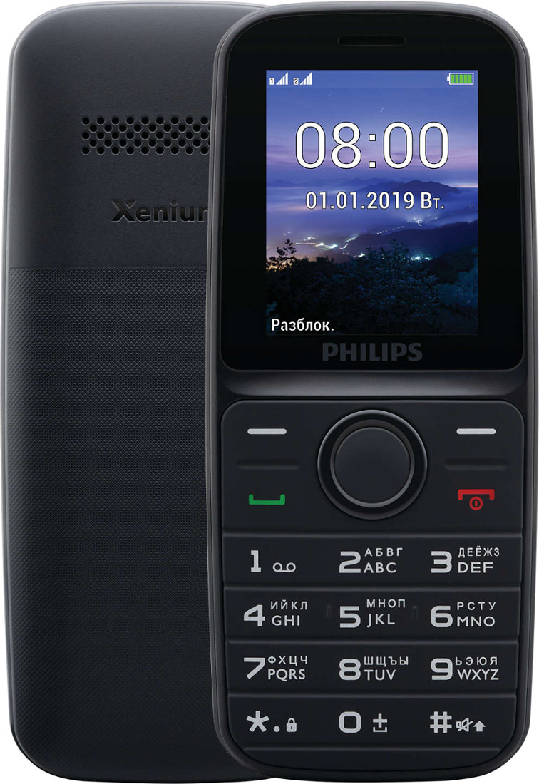 Мобильный телефон Philips Xenium E109. Обзоры, инструкции, ссылки: Philips  Xenium E109