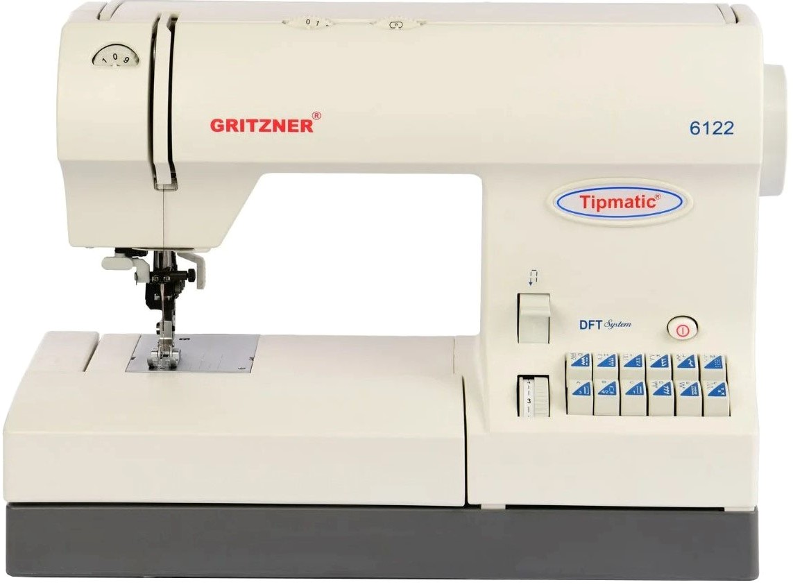 Швейная машина / оверлок Gritzner Tipmatic 6122. Обзоры, инструкции,  ссылки: Gritzner Tipmatic 6122