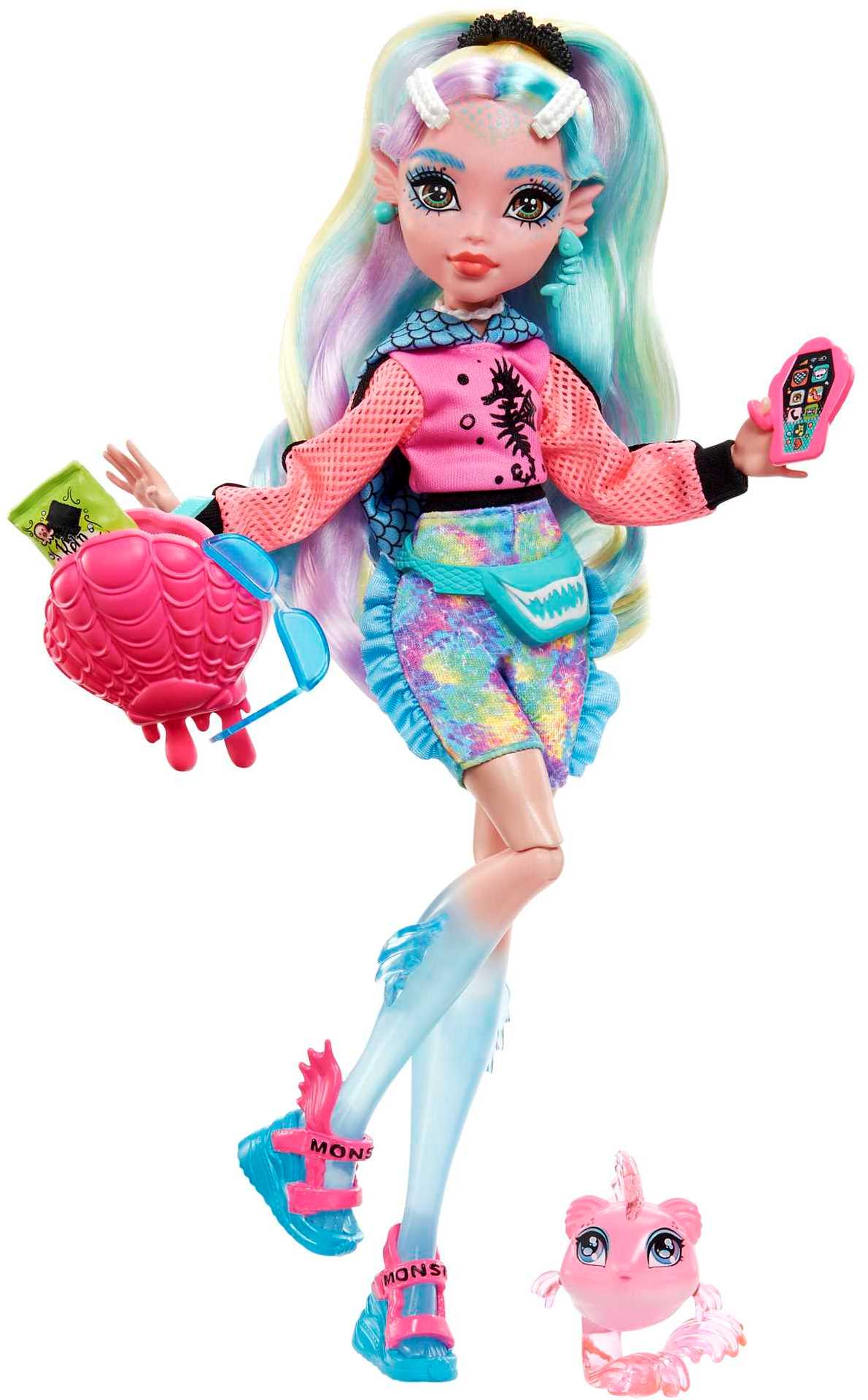 Кукла Monster High Lagoona Blue Neptuna HHK55. Обзоры, инструкции, ссылки:  Monster High Lagoona Blue Neptuna HHK55