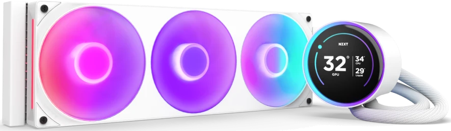 未開封 NZXT KRAKEN ELITE 360 RGB （2024） 白 NZXT | Kraken Elite 360 RGB | IPS LCDとRGBを備えた360mm AIO